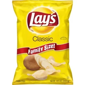 Lay's Classic Potato Chips Family Size, 10.25 Oz.