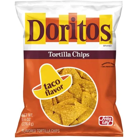 Doritos Taco Flavored Tortilla Chips, 9.75 oz. Bag