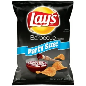 Lay's Barbecue Flavored Potato Chips, Party Size, 14.75 oz. Bag
