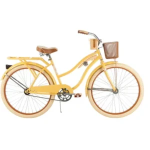 Huffy 26" Nel Lusso Women's Cruiser Bike, Yellow