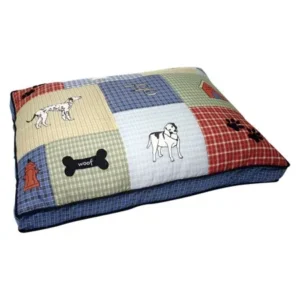 Petmate- Quilted Classic Dog Applique Dog Bed