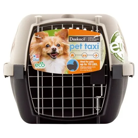 Doskocil Pet Taxi 19" Pet Carrier, Extra Small, Beige