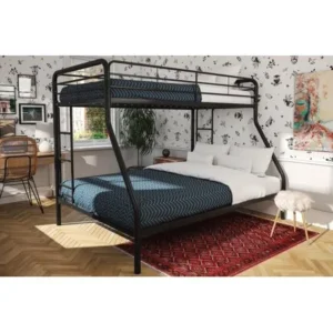 Dorel Twin Over Full Metal Bunk Bed, Multiple Colors