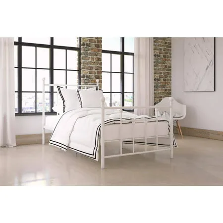 DHP Manila Metal Bed, Multiple Sizes and Colors
