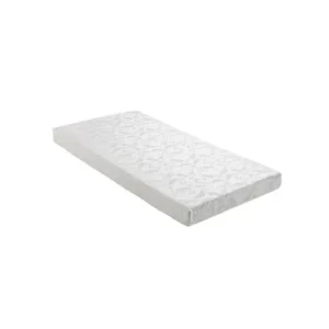 Value 6 Inch Polyester Filled Bunk Bed Mattress with Jacquard Cover, Twin, White
