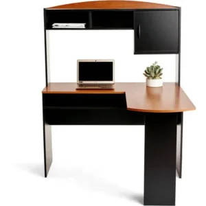 Mainstays L-Shaped Desk with Hutch, Multiple Colors