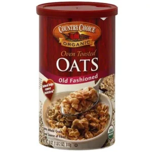 Country Choice Organic Old Fashioned Oven Toasted Oats, 18 oz (Pack of 6)