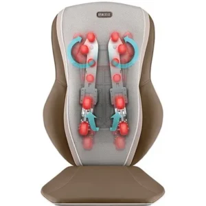 HoMedics Total Back Shiatsu Massage Cushion, MCS-610H, Back Massage 3D Contour Technology