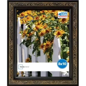 Mainstays 8x10 Ornate Picture Frame, Black