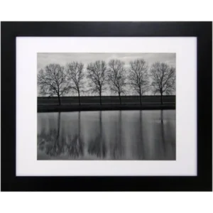 Better Homes and Gardens Black Picture Frame, 16" x 20", Matted to 11" x 14"