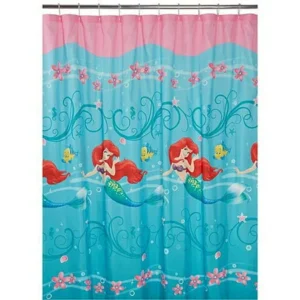 Disney Little Mermaid Ariel Fabric Shower Curtain