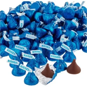 Kisses Milk Chocolate Candy Dark Blue Foil, 4.1 lb - Online Only