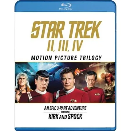 Star Trek Motion Picture Trilogy: II, III, IV (Celebrating The 50th Anniversary) (Blu-ray)