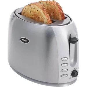 Oster 2-Slice Toaster, Brushed Stainless Steel
