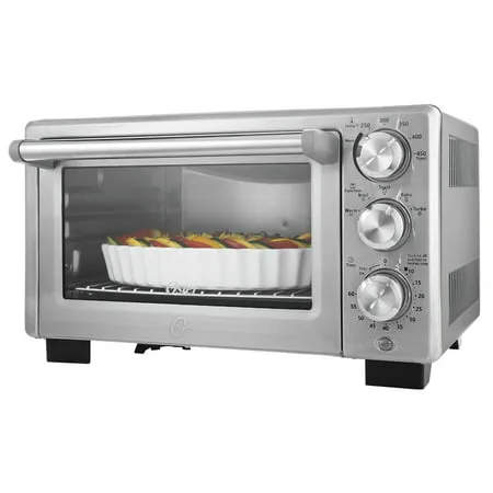Oster Designed for Life 6-Slice Convection Toaster Oven, Brushed Stainless Steel (TSSTTVDFL2)