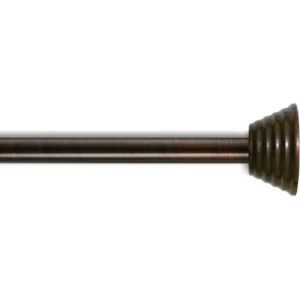 Millennium Shower Curtain Tension Rod, Bronze