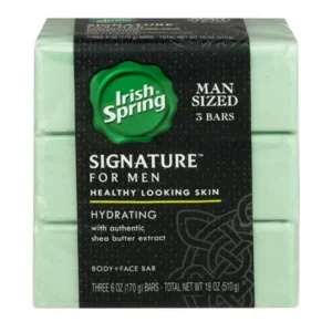 Irish Spring Signature for Men Hydrating Bar Soap - 3 Count