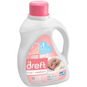 Dreft Stage 1: Newborn Liquid Laundry Detergent 100 fl. oz. Plastic Jug