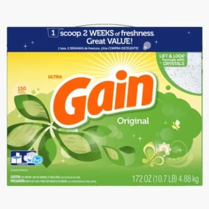 Gain Powder Laundry Detergent, Original Scent, 150 loads, 172oz
