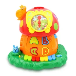 Kids Magic Mushroom House Electronic Baby STEM Toy Activity Center Developmental Game ABC Toys for Children Boys Girls