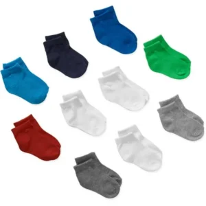 Hanes Baby Toddler Boy Ankle Socks - 10 Pack