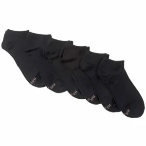 Hanes Women's ComfortBlend Lightweight Low Cut Socks - Extended Sizes - 6 Pair