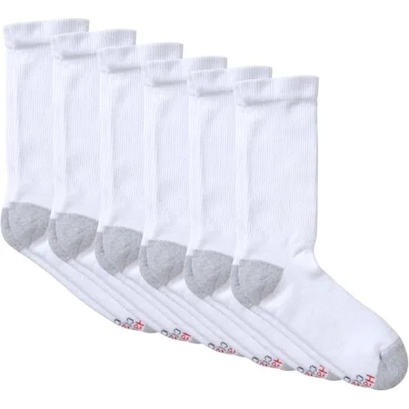 Hanes Men's FreshIQ X-Temp Comfort Cool Crew Socks 6-Pack