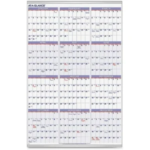 At-A-Glance Recycled Yearly Planning Wall Calendar