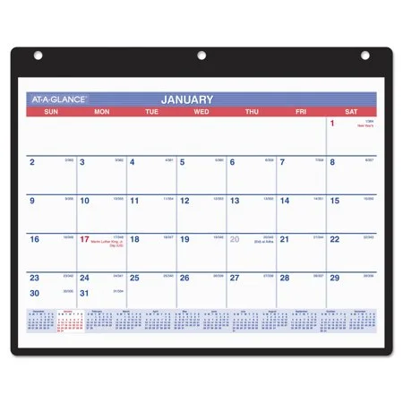 Monthly Desk/wall Calendar, 11 X 8 1/4, White, 2017