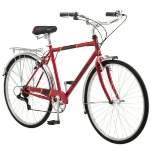Schwinn Admiral Hybrid Bicycle, 700c wheels, mens frame, Matte Red