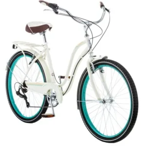 26" Schwinn Fairhaven Women's 7-Speed Cruiser Bike, Cream