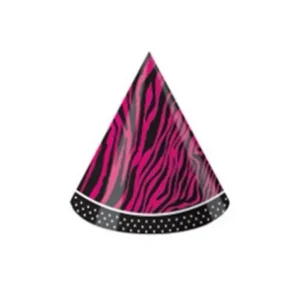 Pink Zebra Boutique Child Party Hats - 200454