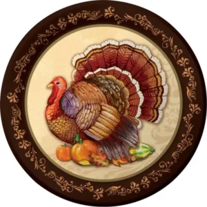 Thanksgiving Splendor Dessert Plates, 8-Pack