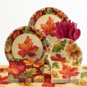 Fall Flourish Thanksgiving Tableware Kit