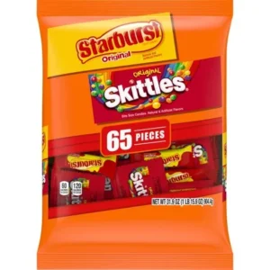 STARBURST, SKITTLES FUN SIZE original candy, 65-count