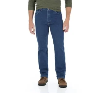 Wrangler Men's Regular Fit Jean with Comfort Flex waistband
