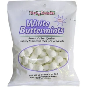 Party Sweets White Buttermints, 14 oz