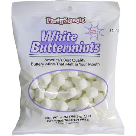 Party Sweets White Buttermints, 14 oz