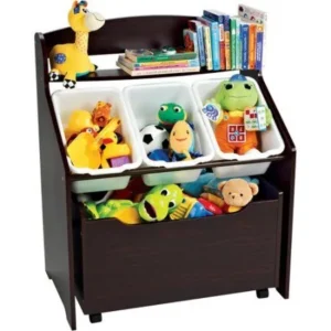 Tot Tutors 3-Tier Storage Unit with Rollout Toy Box