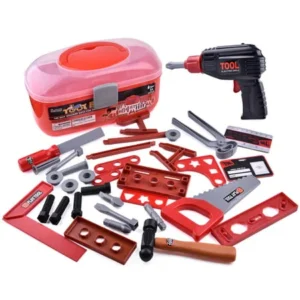 36 Pieces Kids Tool Set, Tool Box for Boys and Toddlers F-19