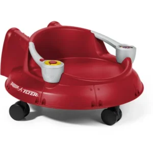 Radio Flyer Spin 'N Saucer Ride-On with Lights and Sounds