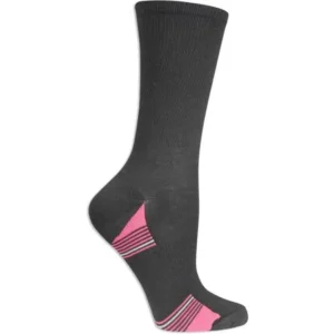 Fruit of the Loom Womens Arch Support Crew Socks 6 Pack