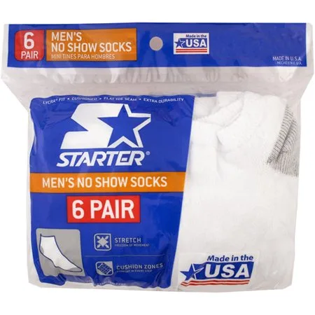 Men's No Show USA Socks