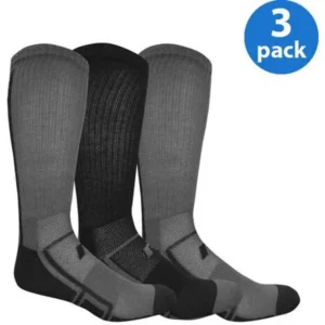 Russell Men's Big & Tall 3 Pair Packages Crew Socks