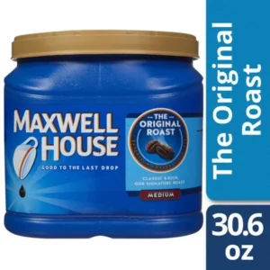 Maxwell House Original Roast Ground Coffee, Caffeinated, 30.6 oz Can