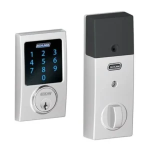 Schlage Connect Touchscreen Deadbolt with alarm with Century Trim