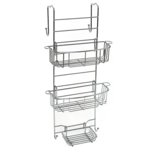Zenith Products Over the Shower Door Caddy, Stainless Steel