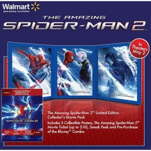 The Amazing Spider-Man 2 (Pre-Purchase Blu-ray + DVD + Movie Posters + Movie Money) (Walmart Exclusive) (Widescreen)