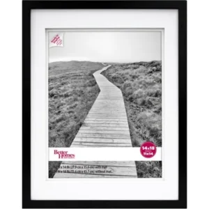 Better Homes and Gardens 14x18/11x14 Wide Gallery Frame, Black