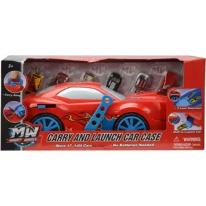 Carry and Launch Car Case with 6 Die Cast Cars